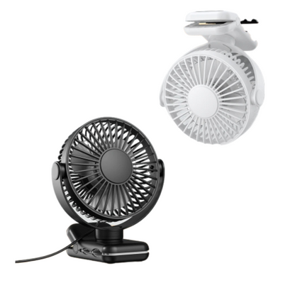 Rechargeable Mini Portable Clip on Fan,3 Speeds Quiet Wind 720° Rotate Personal Electric Fan,Standing Fans for Room Home