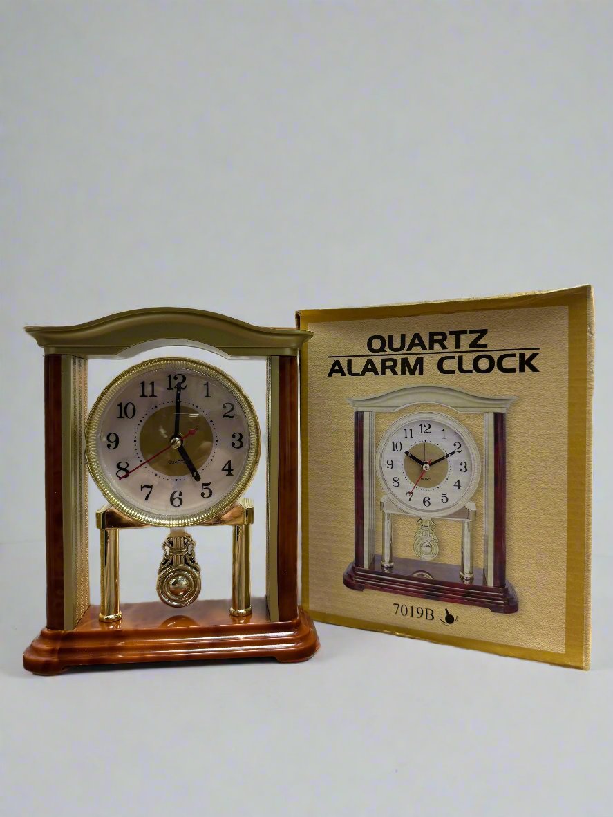 Luxury Vintage Table Clock | For Bedside Table, TV Lounge, Home & Offices